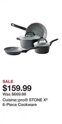 Nordstrom Cuisine::pro STONE X² 6-Piece Cookware offer