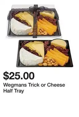 Wegmans Wegmans Trick or Cheese Half Tray offer