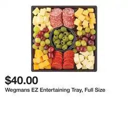 Wegmans Wegmans EZ Entertaining Tray, Full Size offer