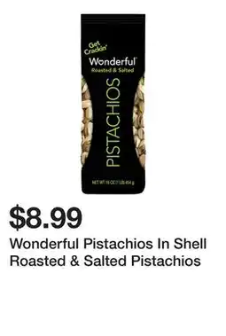 Wegmans Wonderful Pistachios In Shell Roasted & Salted Pistachios offer