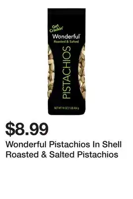 Wegmans Wonderful Pistachios In Shell Roasted & Salted Pistachios offer