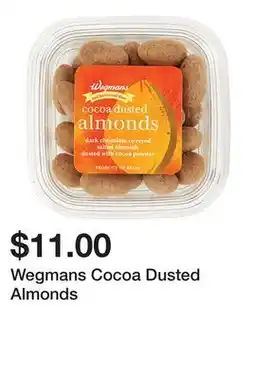 Wegmans Wegmans Cocoa Dusted Almonds offer