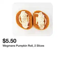 Wegmans Wegmans Pumpkin Roll, 2 Slices offer