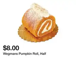 Wegmans Wegmans Pumpkin Roll, Half offer