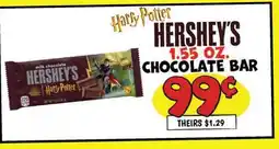Ollie's HERSHEY'S 1.55 OZ. CHOCOLATE BAR offer