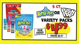 Ollie's BOTTLE POP OR PLUSH POP VARIETY PACKS offer