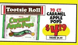 Ollie's CARAMEL APPLE POPS offer