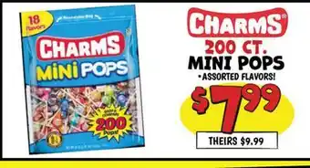 Ollie's CHARMS 200 CT. MINI POPS offer
