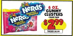 Ollie's 6 OZ. GUMMY CLUSTERS offer