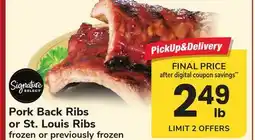 ACME Pork Back Ribs or St. Louis Ribs offer