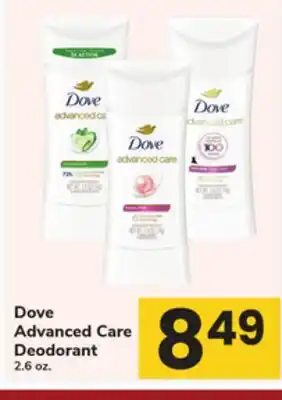 ACME Dove Advanced Care Deodorant offer