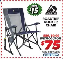 Big 5 GCI Outdoor RoadTrip Rocker Chair offer
