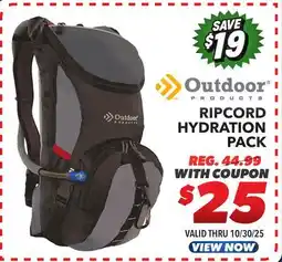 Big 5 Outdoor Products Ripcord Hydration Pack offer