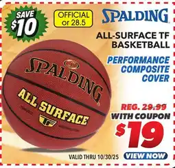 Big 5 Spalding All-Surface TF Basketball offer
