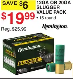 Dunham's Sports REMINGTON 12GA OR 20GA SLUGGER VALUE PACK offer