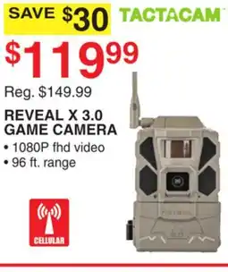Dunham's Sports REVEAL X 3.0 GAME CAMERA offer