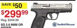 Dunham's Sports SMITH & WESSON SD 2.0 9MM OR 40S & W offer