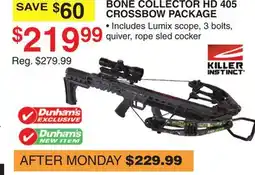 Dunham's Sports BONE COLLECTOR HD 405 CROSSBOW PACKAGE offer