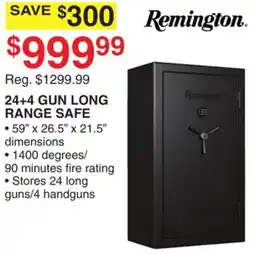 Dunham's Sports 24 + 4 GUN LONG RANGE SAFE offer