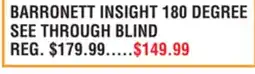 Dunham's Sports BARRONETT INSIGHT 180 DEGREE SEE THROUGH BLIND offer