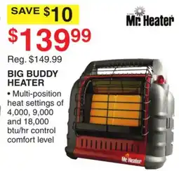 Dunham's Sports MR. HEATER BIG BUDDY HEATER offer