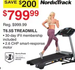 Dunham's Sports NORDICTRACK T6.5S TREADMILL offer
