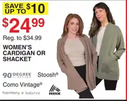 Dunham's Sports WOMEN'S CARDIGAN OR SHACKET offer