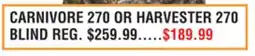 Dunham's Sports CARNIVORE 270 OR HARVESTER 270 BLIND offer