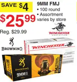Dunham's Sports WINCHESTER 9MM FMJ offer