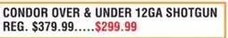 Dunham's Sports CONDOR OVER & UNDER 12GA SHOTGUN offer