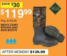Dunham's Sports MEN'S CAMO BRUSHLAND MUD BOOTS offer