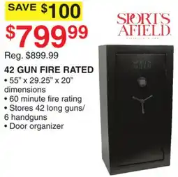 Dunham's Sports 42 GUN FIRE RATED offer