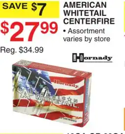 Dunham's Sports AMERICAN WHITETAIL CENTERFIRE offer