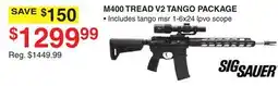 Dunham's Sports SIG SAUER M400 TREAD V2 TANGO PACKAGE offer