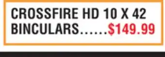 Dunham's Sports CROSSFIRE HD 10 X 42 BINCULARS offer