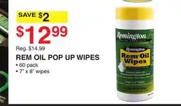 Dunham's Sports REM OIL POP UP WIPES offer