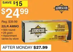 Dunham's Sports 22LR AMMO offer