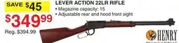 Dunham's Sports HENRY LEVER ACTION 22LR RIFLE offer