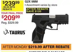 Dunham's Sports G2X 9MM offer