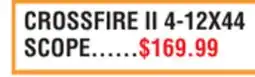Dunham's Sports CROSSFIRE II 4-12X44 SCOPE offer