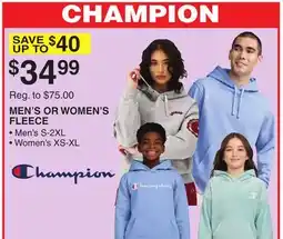 Dunham's Sports MEN'S OR WOMEN'S FLEECE offer