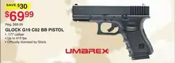 Dunham's Sports UMAREX GLOCK G19 C02 BB PISTOL offer