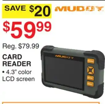 Dunham's Sports CARD READER offer