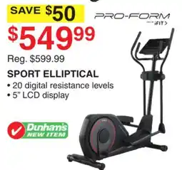 Dunham's Sports SPORT ELLIPTICAL offer