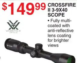 Dunham's Sports CROSSFIRE II 3-9X40 SCOPE offer