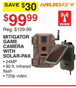 Dunham's Sports MITIGATOR GAME CAMERA WITH SOLAR-PAK offer