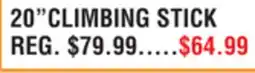 Dunham's Sports 20 CLIMBING STICK offer