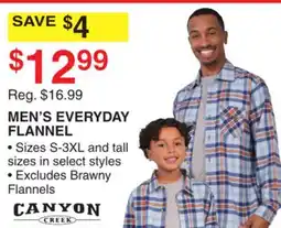 Dunham's Sports CANYON MEN'S EVERYDAY FLANNEL offer