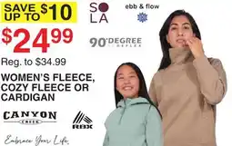 Dunham's Sports WOMEN'S FLEECE, COZY FLEECE OR CARDIGAN offer