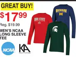 Dunham's Sports MEN'S NCAA LONG SLEEVE TEE offer